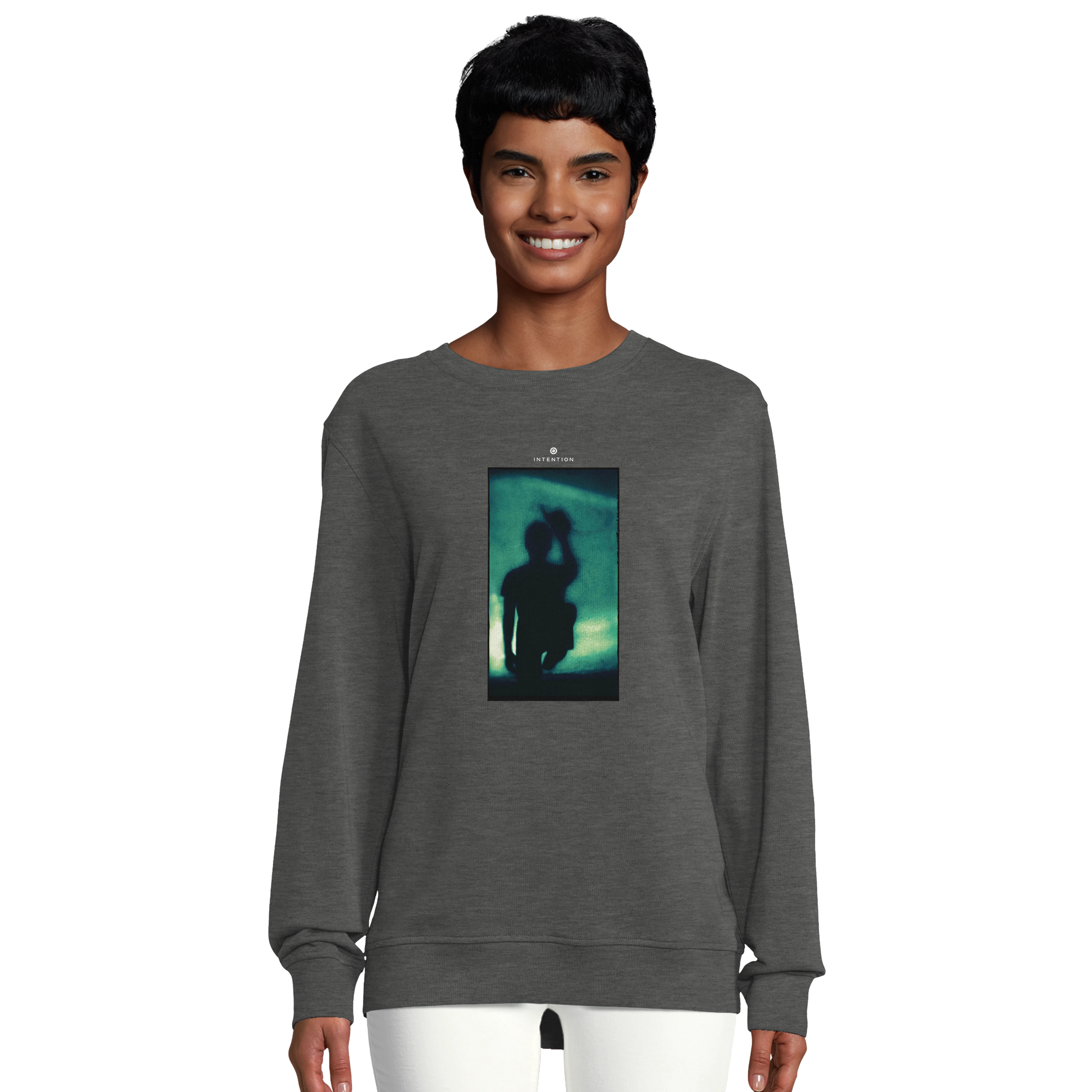 Joy - "Dancing Cowboy" Sweatshirt Grey Melange 5