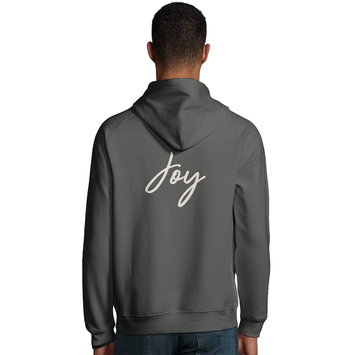Joy - "Dancing Cowboy" Hoodie charcoal melange 4