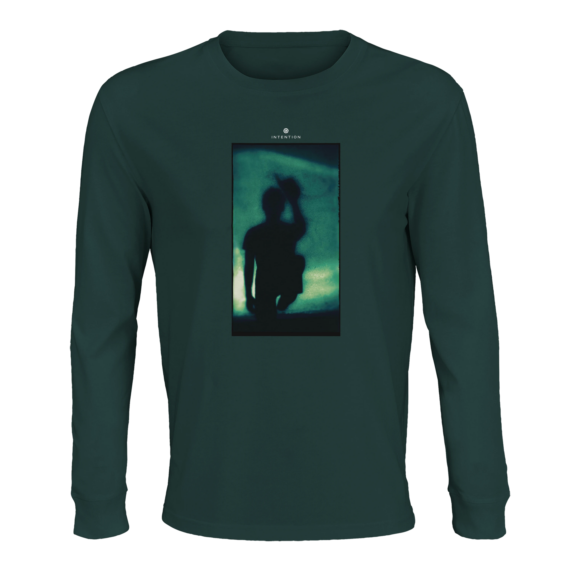 Joy - "Dancing Cowboy" Long sleeve green empire XS 1