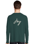 Joy - "Dancing Cowboy" Long sleeve green empire XS 4
