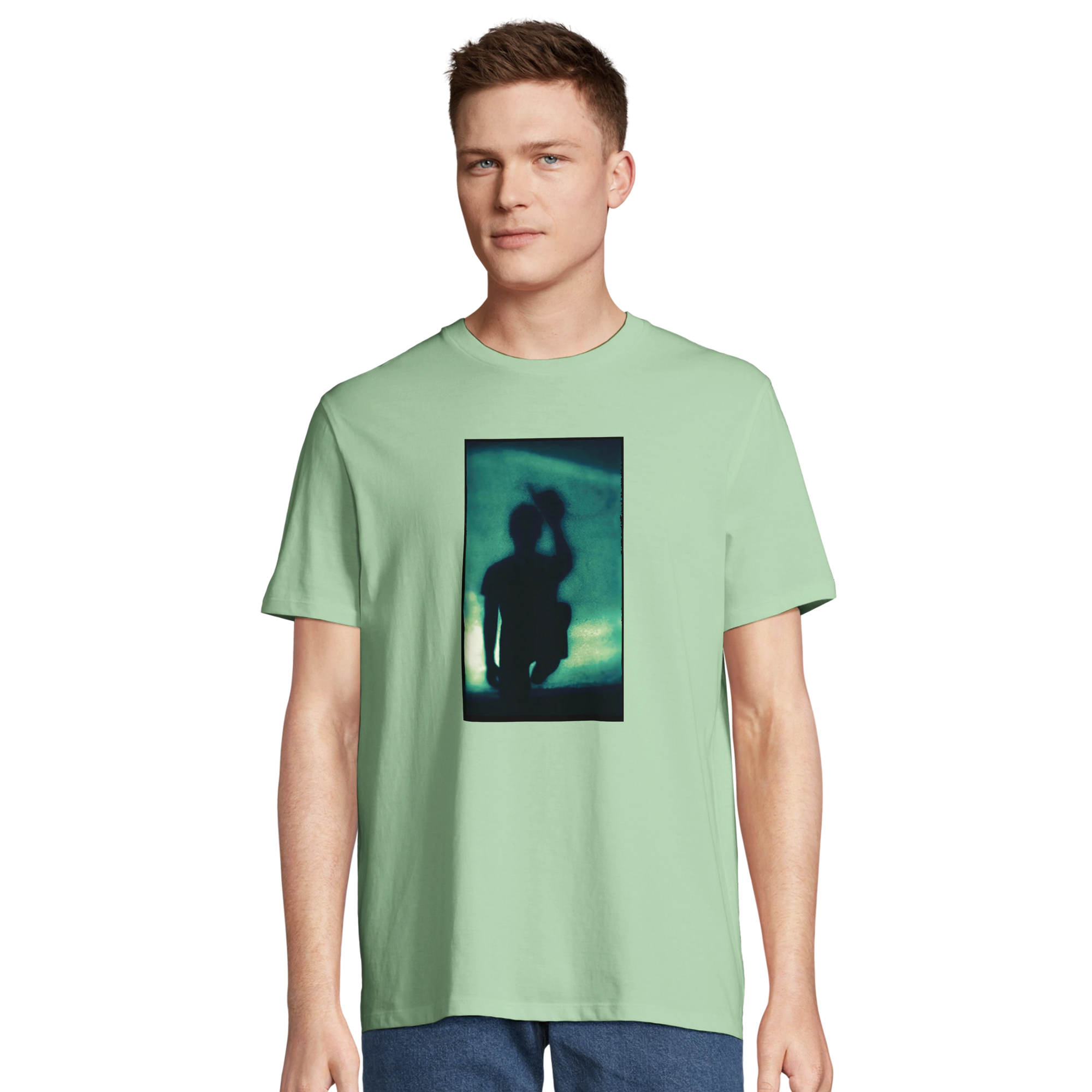 Joy - "Dancing Cowboy" T-shirt frozen green 4