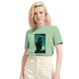 Joy - "Dancing Cowboy" T-shirt frozen green 6