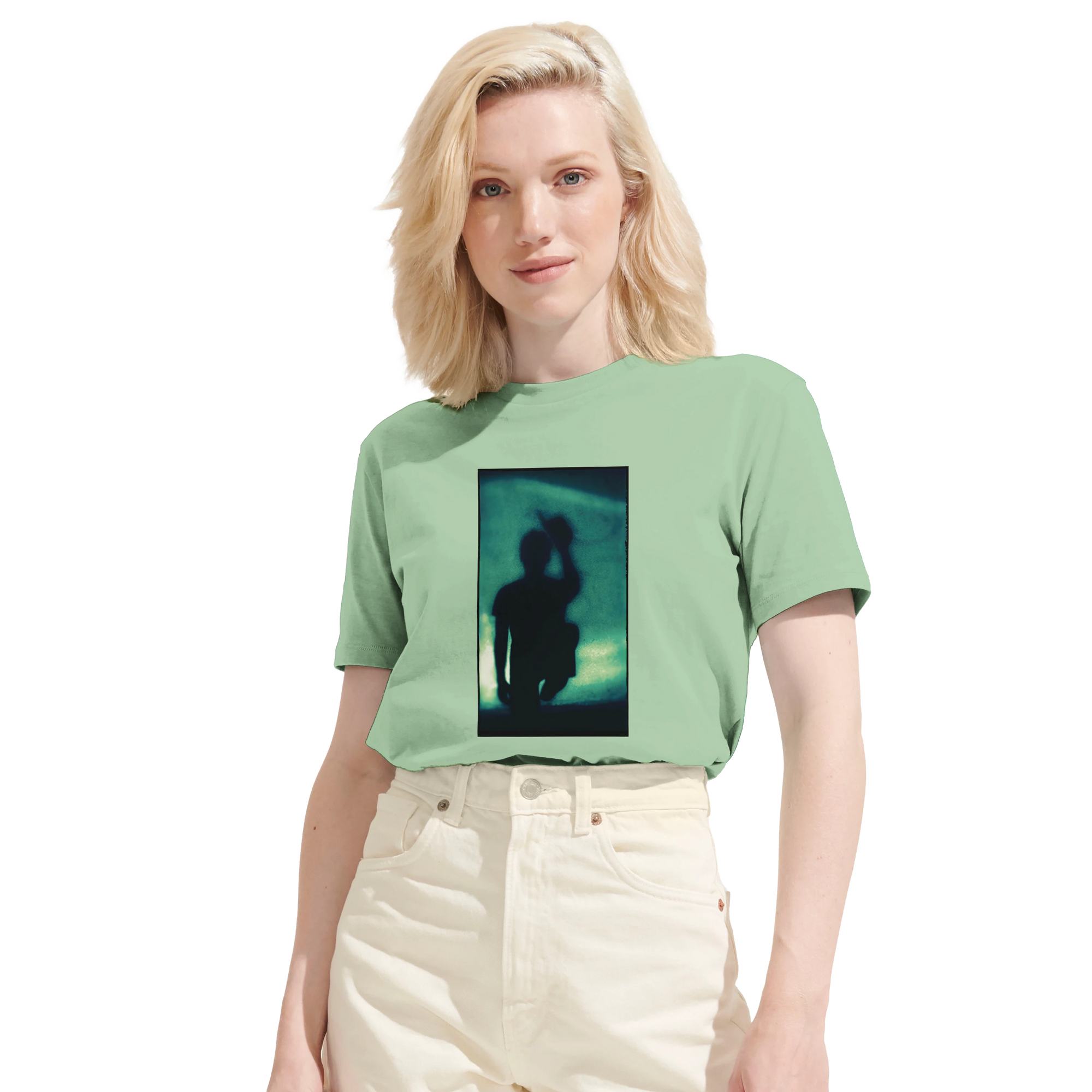 Joy - "Dancing Cowboy" T-shirt frozen green 6