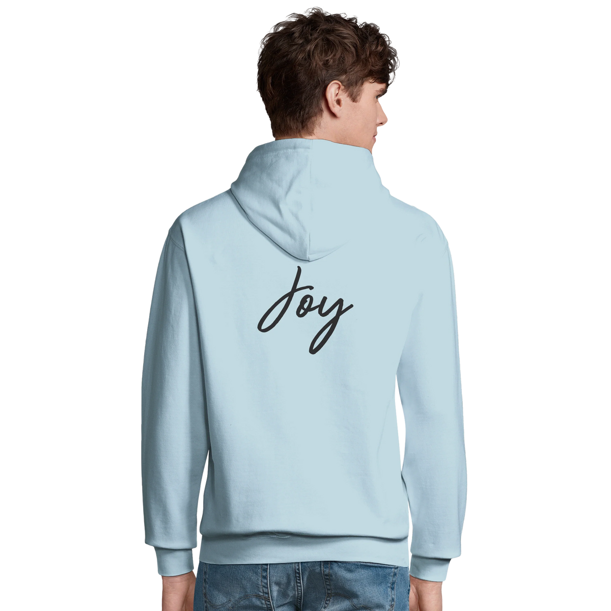 Joy - "Dancing Cowboy" Hoodie creamy blue 4