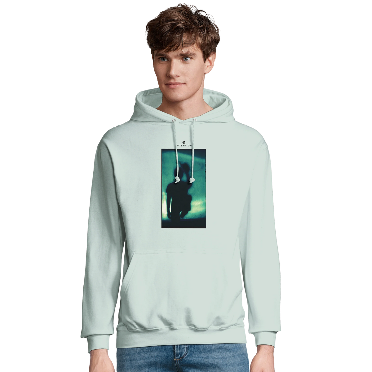 Joy - "Dancing Cowboy" Hoodie creamy green 3