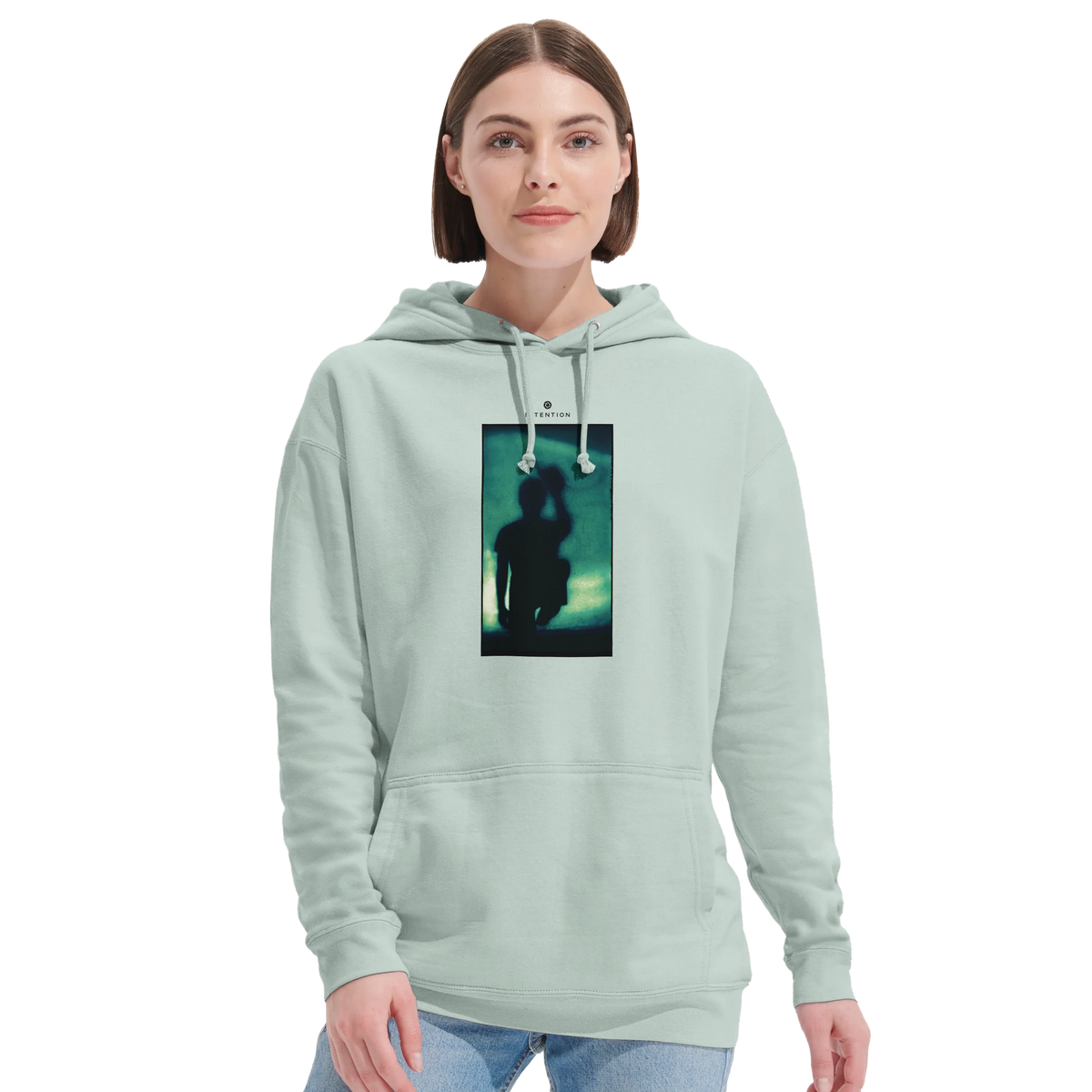 Joy - "Dancing Cowboy" Hoodie creamy green 5