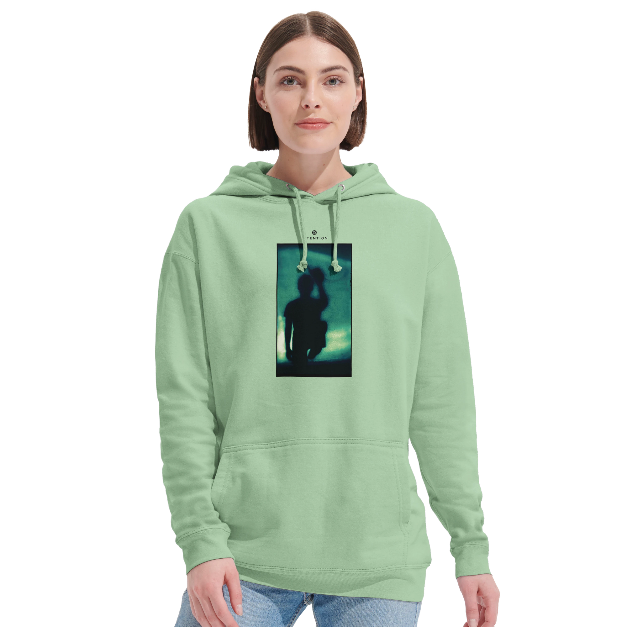 Joy - "Dancing Cowboy" Hoodie frozen green XS 5