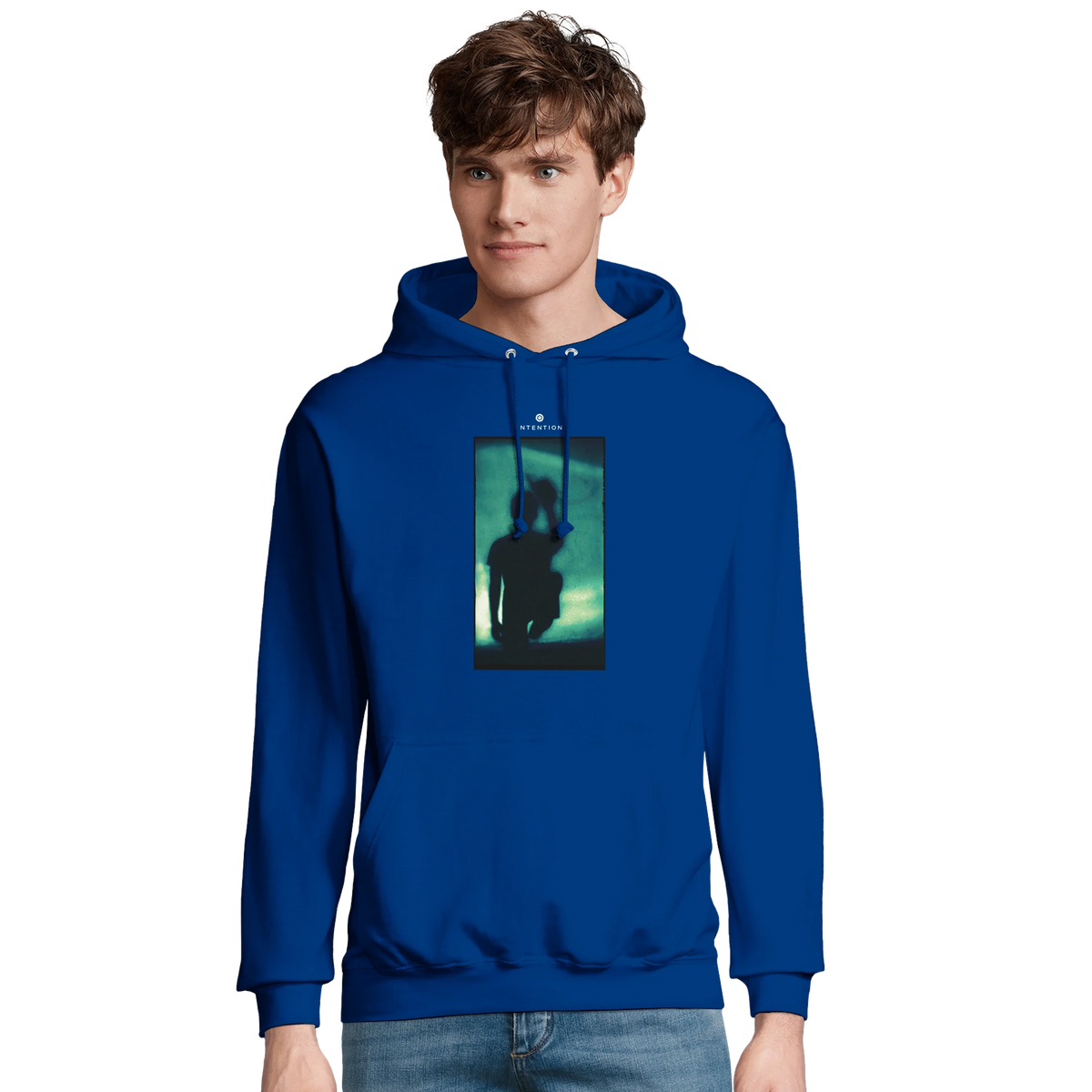 Joy - "Dancing Cowboy" Hoodie Royal Blue 3