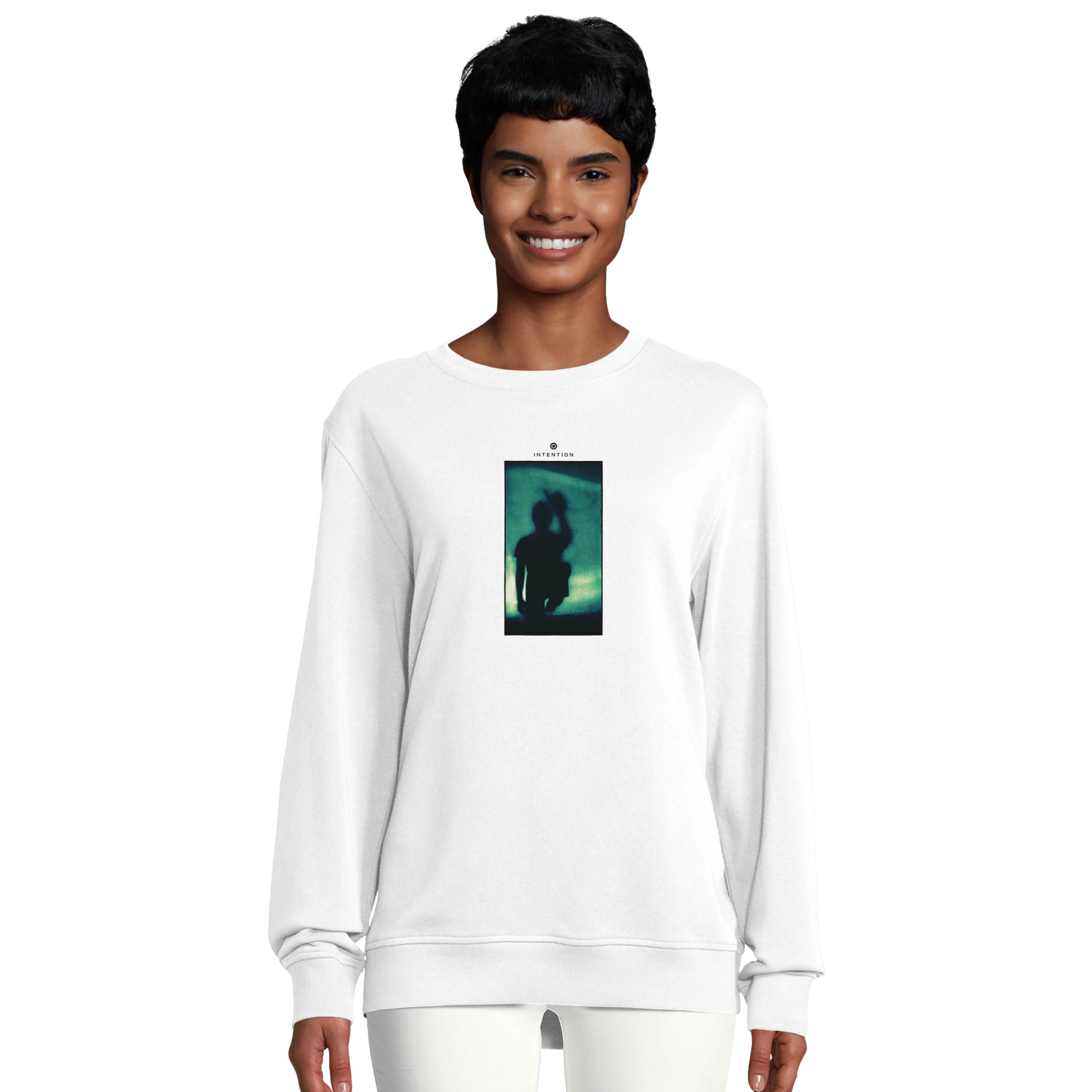 Joy - "Dancing Cowboy" Sweatshirt White XS 5