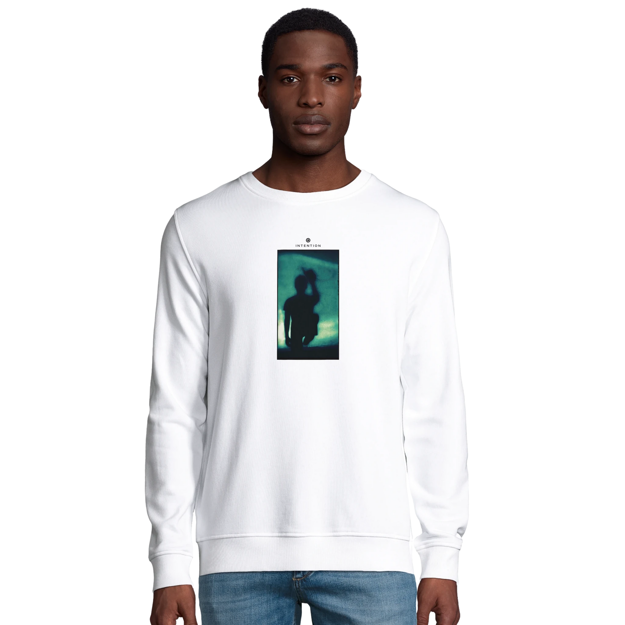 Joy - "Dancing Cowboy" Sweatshirt White XS 3