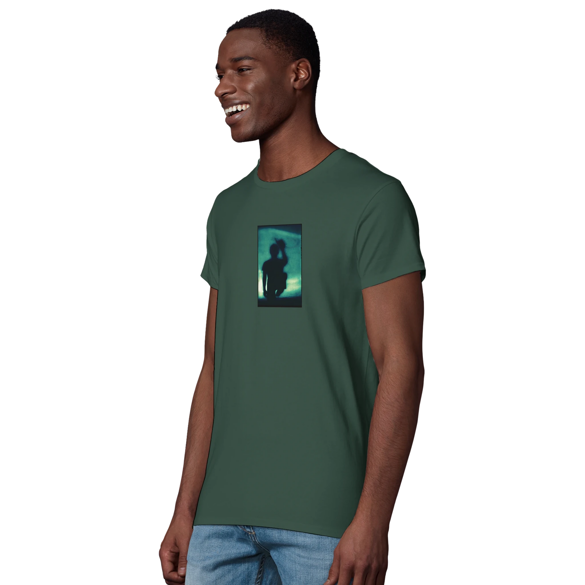 Joy - "Dancing Cowboy" T-shirt Bottle Green XS 6