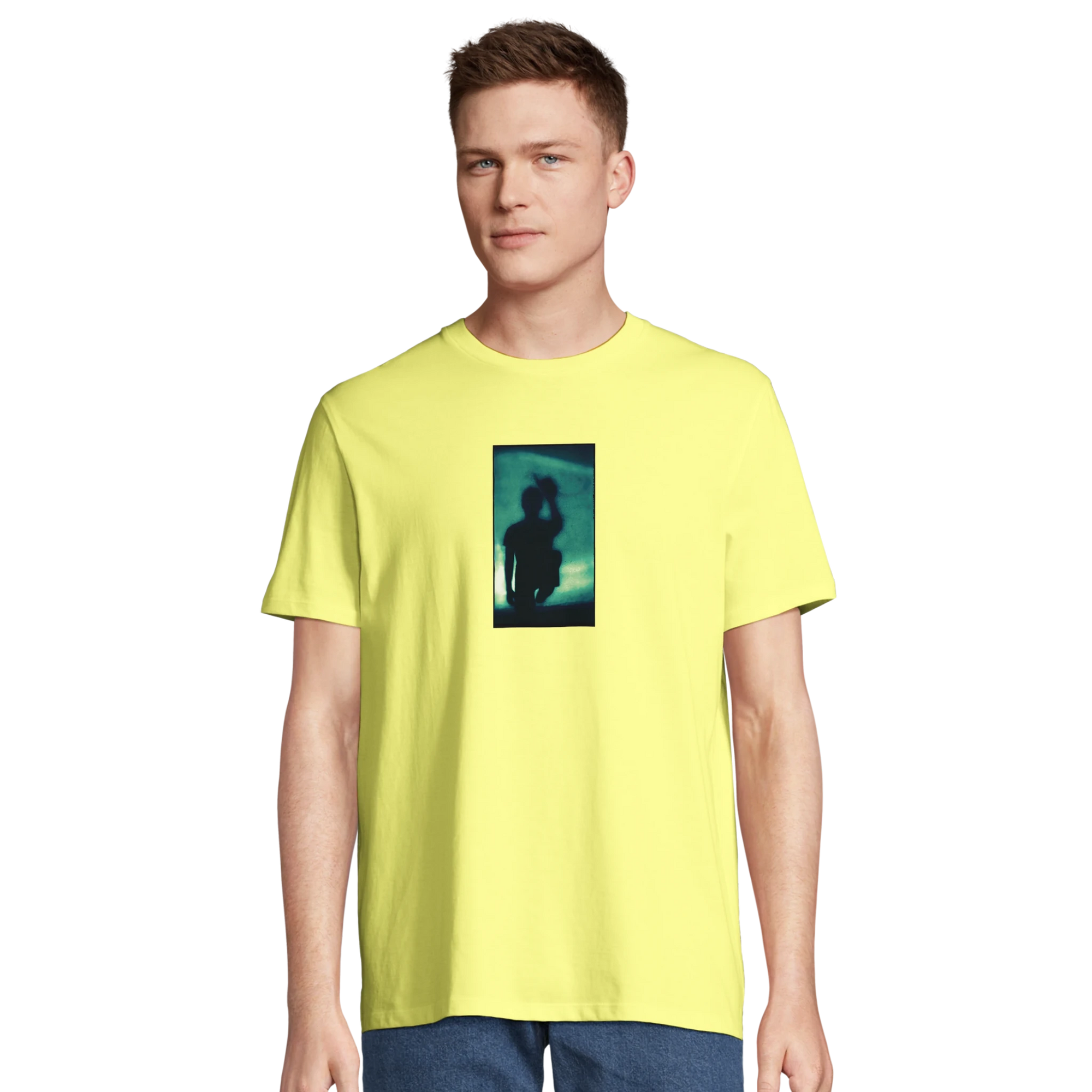 Joy - "Dancing Cowboy" T-shirt Light Yellow XS 4