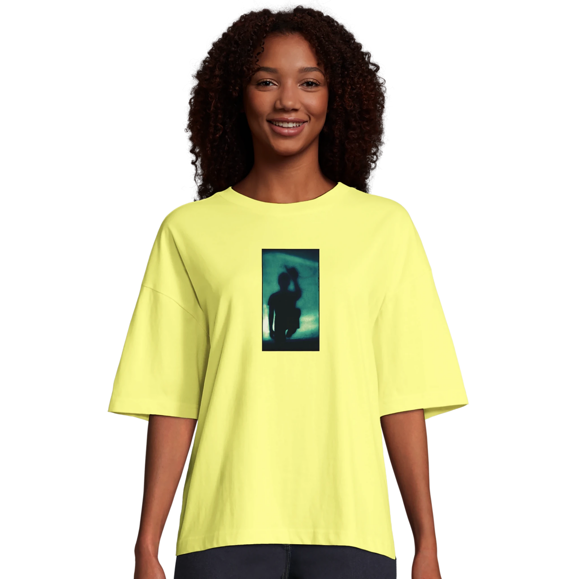 Joy - "Dancing Cowboy" T-shirt Light Yellow XS 4