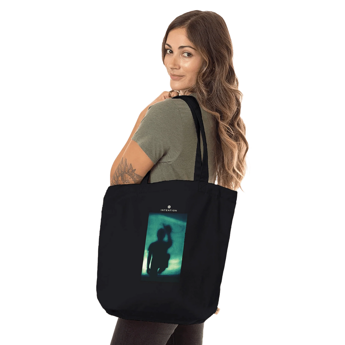 Joy - "Dancing Cowboy" Tote Bag Black 3