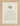 Joy Word of Intention Framed print 13x18 cm / 5x7″ Wood frame Linen paper