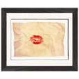 Kiss My Ass Framed print 20x25 cm / 8x10″ Black frame