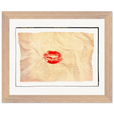 Kiss My Ass Framed print 20x25 cm / 8x10″ Wood frame