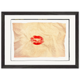 Kiss My Ass Framed print A3 (29.7 x 42 cm) Black frame