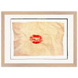 Kiss My Ass Framed print A3 (29.7 x 42 cm) Wood frame