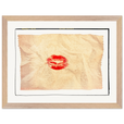 Kiss My Ass Framed print 30x40 cm / 12x16″ Wood frame