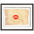 Kiss My Ass Framed print 40x50 cm / 16x20″ Black frame