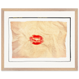 Kiss My Ass Framed print 40x50 cm / 16x20″ Wood frame