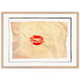 Kiss My Ass Framed print 50x70 cm / 20x28″ Wood frame
