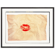 Kiss My Ass Framed print 60x80 cm / 24x32″ Black frame