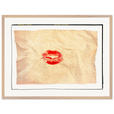 Kiss My Ass Framed print 60x80 cm / 24x32″ Wood frame