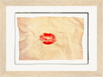 Kiss My Ass Framed print 13x18 cm / 5x7″ Wood frame