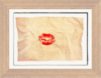 Kiss My Ass Framed print 13x18 cm / 5x7″ Wood frame