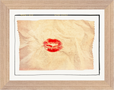 Kiss My Ass Framed print 15x20 cm / 6x8″ Wood frame