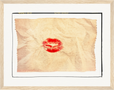 Kiss My Ass Framed print 27x35 cm / 11x14″ Wood frame