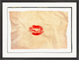 Kiss My Ass Framed print 45x60 cm / 18x24″ Black frame