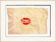 Kiss My Ass Framed print 60x80 cm / 24x32″ Wood frame