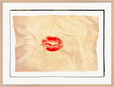 Kiss My Ass Framed print 60x80 cm / 24x32″ Wood frame