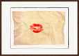 Kiss My Ass Framed print A2 (42 x 59.4  cm) Dark wood frame
