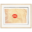 Kiss My Ass Framed print 27x35 cm / 11x14″ Wood frame