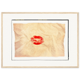 Kiss My Ass Framed print A2 (42 x 59.4 cm) Wood frame