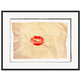 Kiss My Ass Framed print 45x60 cm / 18x24″ Black frame