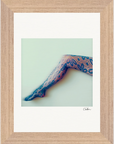 Framed print "Lacey Leg "Framed print cm / 5x7″ Wood frame