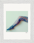 Lacey Leg Framed print 15x20 cm / 6x8″ White frame 7