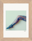 Lacey Leg Framed print 15x20 cm / 6x8″ Wood frame 18