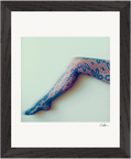 Lacey Leg Framed print 20x25 cm / 8x10″ Black frame 30