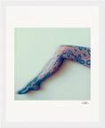 Lacey Leg Framed print 20x25 cm / 8x10″ White frame 8