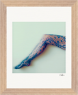 Lacey Leg Framed print 20x25 cm / 8x10″ Wood frame 19