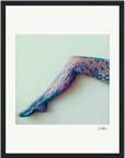Lacey Leg Framed print 27x35 cm / 11x14″ Black frame 42