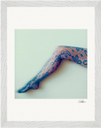 Framed print "Lacey Leg "Framed print cm / 11x14″ White frame