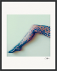 Lacey Leg Framed print 40x50 cm / 16x20″ Black frame 46