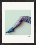 Lacey Leg Framed print 40x50 cm / 16x20″ Black frame 35
